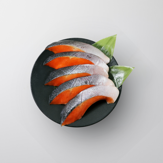 【新商品/送料込】極厚塩銀鮭5枚(約1kg)